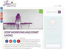 Tablet Screenshot of lorislittlelessons.com